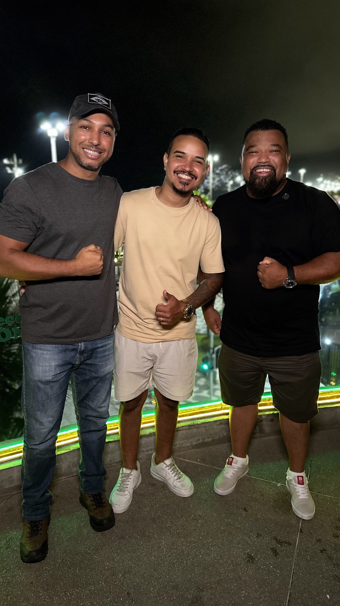 Três integrantes do FERACLUB reunidos